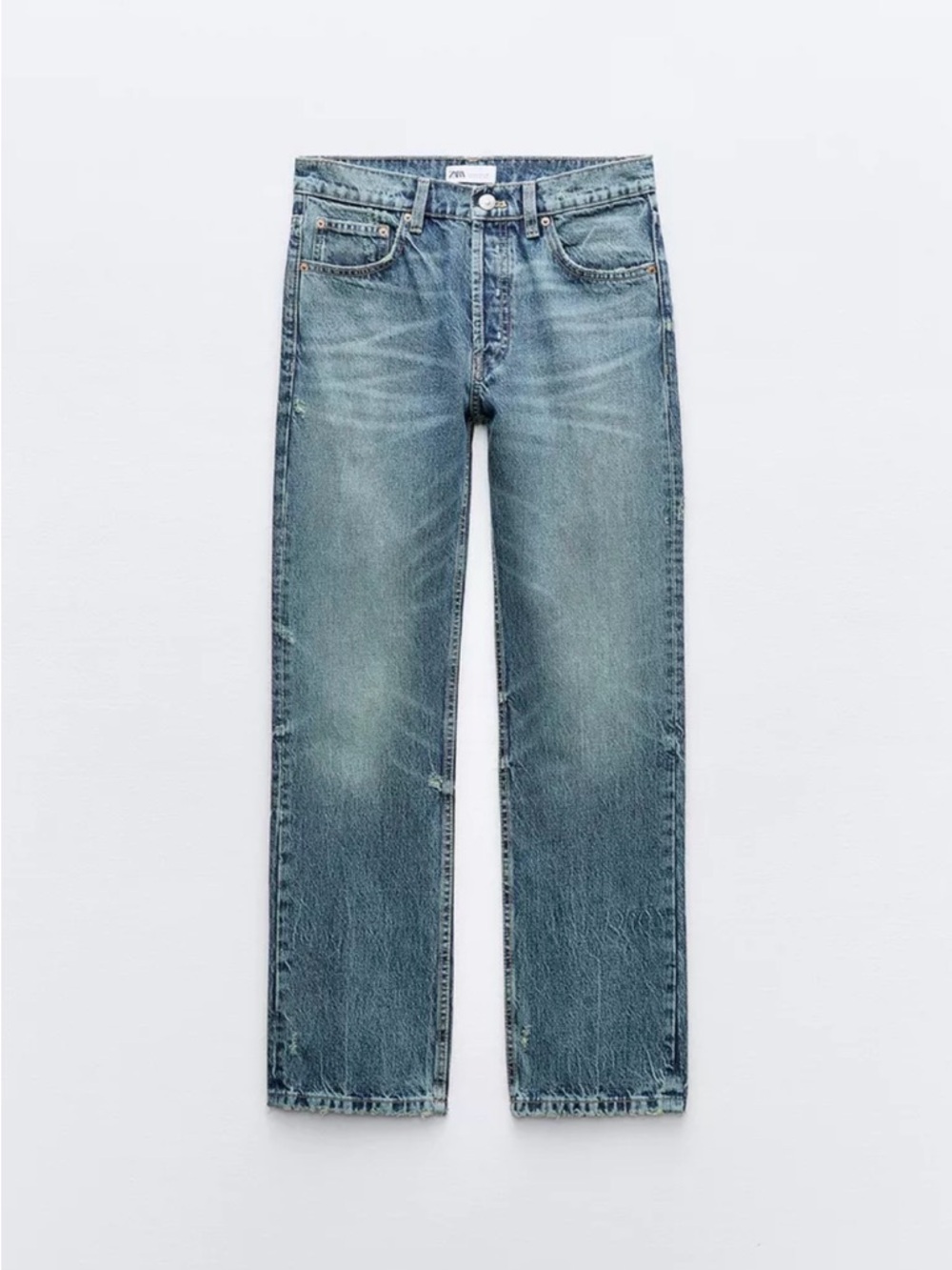 Zara Mid-Rise Boyfriend Jeans